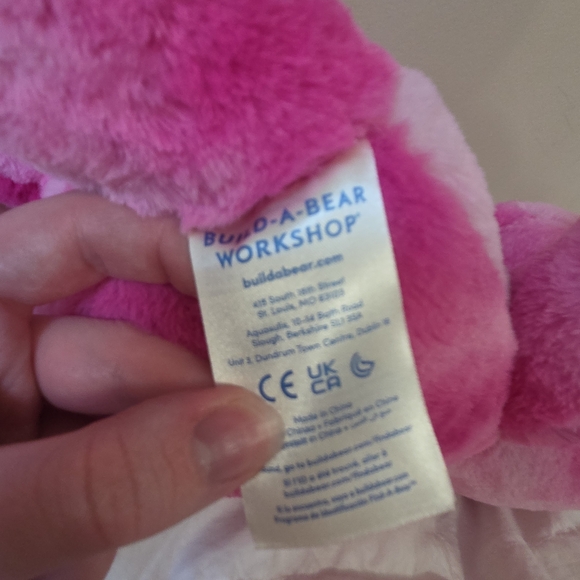 Pink Tie-Dye Frog Build A Bear BNWT - Picture 4 of 4